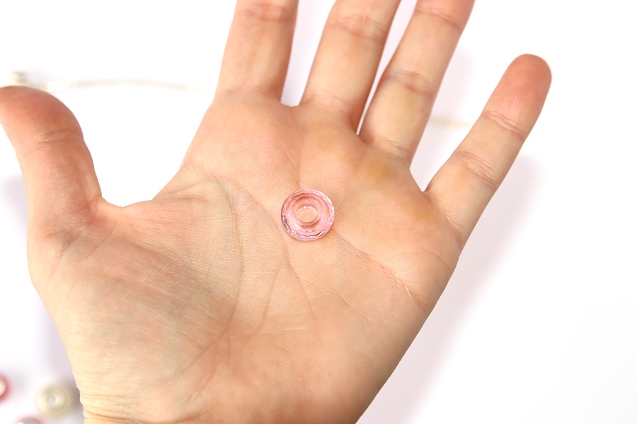 Korálek na náramek Fashion Jewerly - Skleněná kráska, Romantická dáma 2637