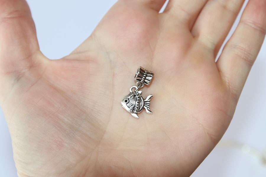 Korálek na náramek Fashion Jewerly - Ryba, Rybička, Moře, Prázdniny, Love Fishing 2672