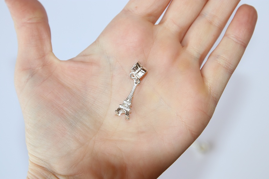 Korálek na náramek Fashion Jewerly - Přívěsek Eiffelova Věž, Paříš, Love Paris, Dovolená ve Francii, Miluji cestování 2676