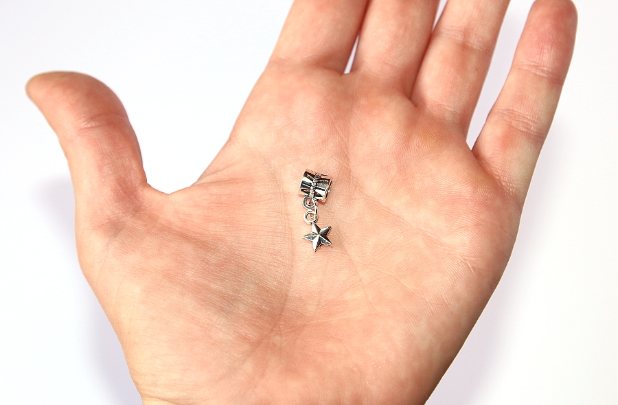 Korálek Fashion Jewerly - Plastická hvězdička, Noční obloha, Naděje, Vzpomínka, Star 2896