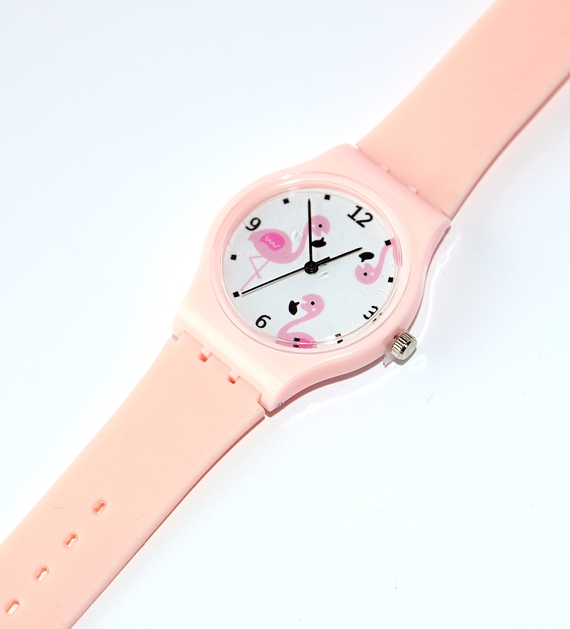 Dětské hodinky Fashion Jewerly - Plameňák, Miluju plameňáky, Love Flamegos 2936