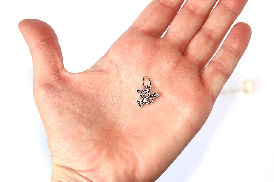 Korálek Fashion Jewerly - Přívěsek Holoubek, Pták svobody, Volnost, Bird of Freedom 2975