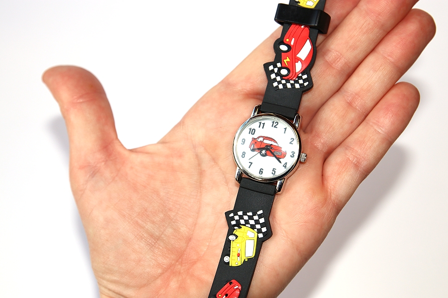 Chlapecké, dětské hodinky Fashion Jewerly - Auto Exclusive, Červený Blesk, Rychlá jízda, Love to drive 3021