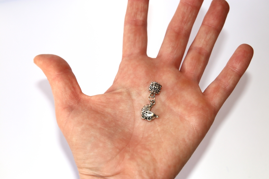 Korálek Fashion Jewerly - Přívěsek Kočárek, Rodina, Děti, Štěstí, Baby buggy 3102
