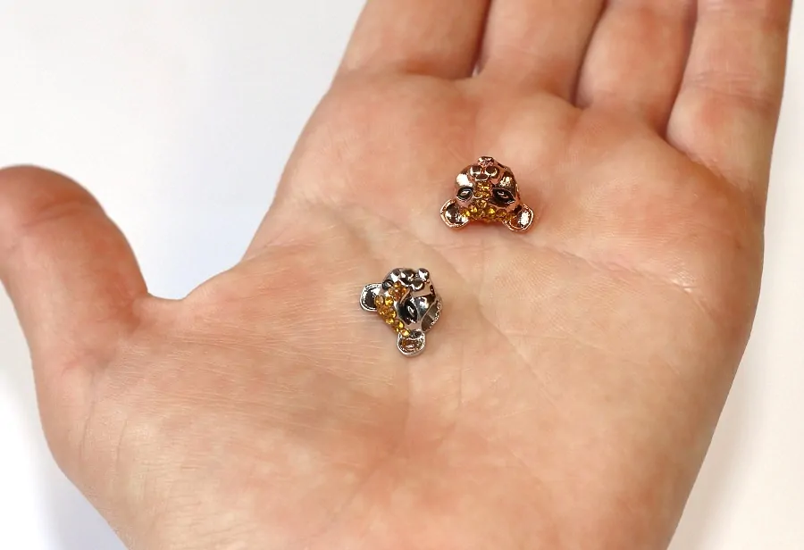 Korálek Fashion Jewerly na náramek nebo řetízek - Lvice Zdobená, Krásná kočka se šarmem, Kleopatřin Mazlíček, Puma s příběhem 3612hlavy