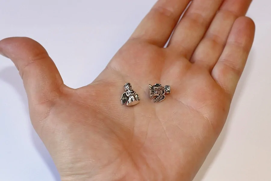 Korálek Fashion Jewerly na náramek nebo řetízek - Anděl strážný se srdíčkem, Andílek pro štěstí, Love Angels 3614
