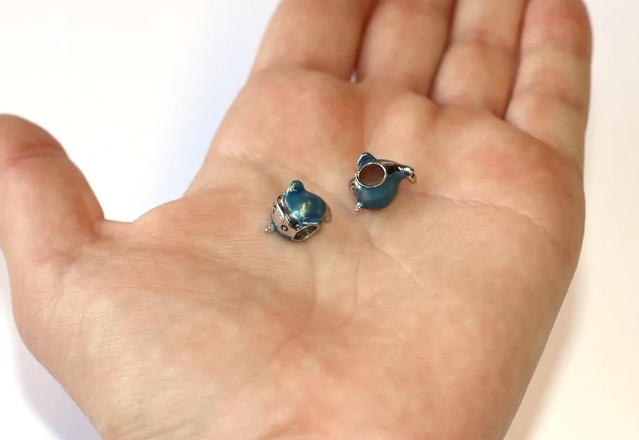 Korálek Fashion Jewerly na náramek nebo řetízek - Velryba, Delfínek, Mořská krása 3616 3612