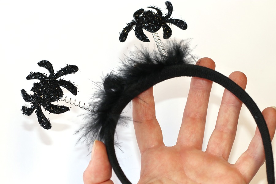 Čelenka černá, Fashion Jewerly - Třpytivý Pavouk, Kostým, Masopust, Oslava života 3750