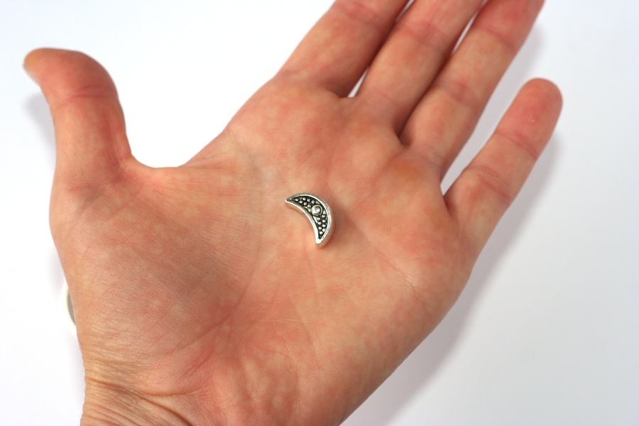 Korálek Fashion Jewerly - Stříbrný měsíc 906