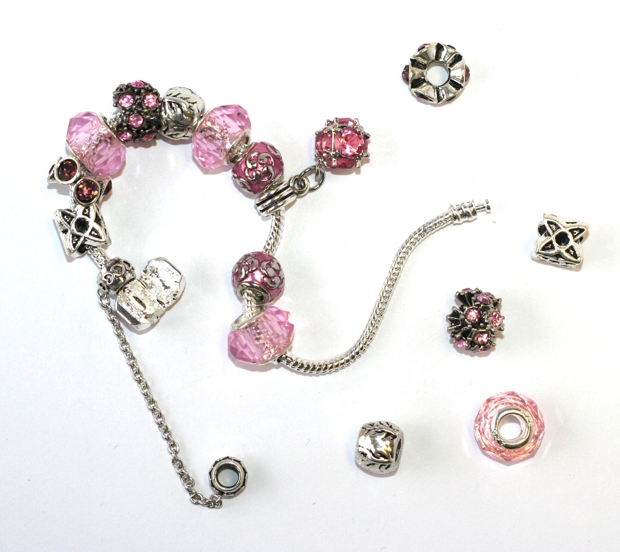 Korálky na náramek Fashion Jewerly - Růžová Princezna 1222