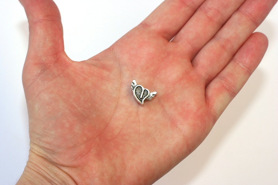 Korálek Fashion Jewerly - Zamilované Srdce s křídly 1429