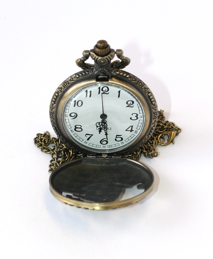 Kapesní, otevírací hodinky na řetízku Fashion Jewerly - Vlak, lokomotiva 1483