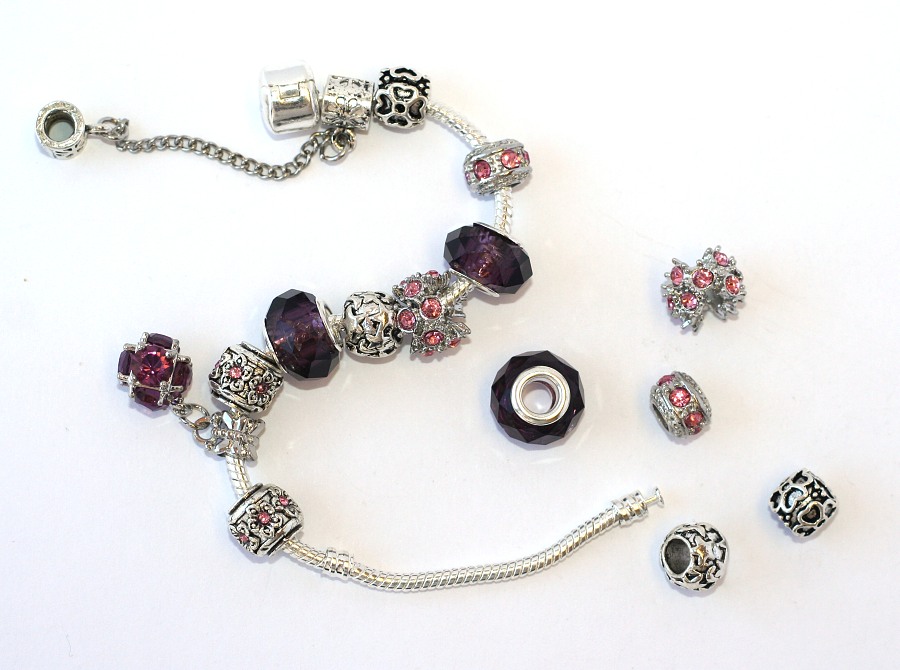 Korálek na náramek Fashion Jewerly - Fialová kráska 1585