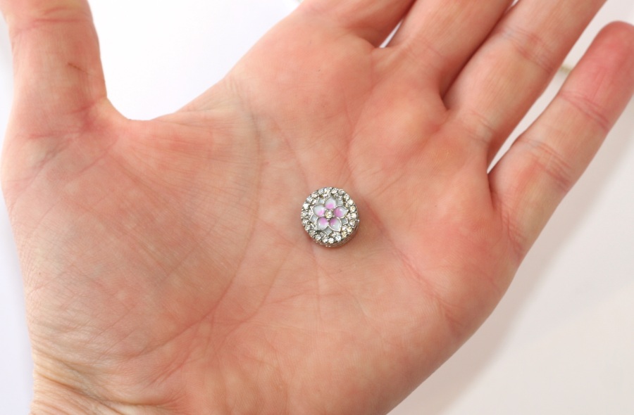 Korálek na náramek Fashion Jewerly - Enamel Květiny, Lilie, Jasmín, Lotos 2021