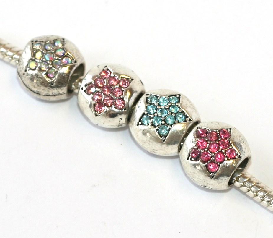 Korálek na náramek Fashion Jewerly - Třpytivá hvězda na obloze 2024