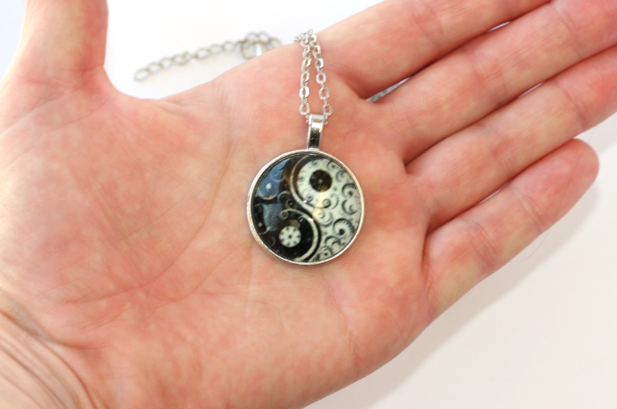 Řetízek  Fashion Jewerly - Yin Yang, Jin Jang, Rovnováha 2193