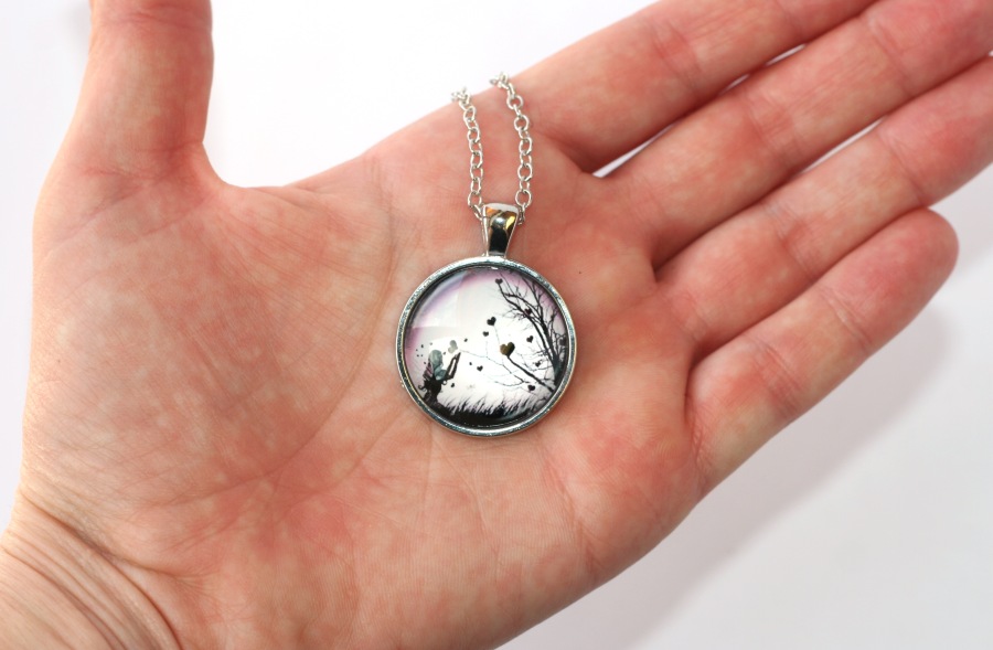 Řetízek Fashion Jewerly - Amulet Andělská Víla posílá srdíčka plná lásky 2211