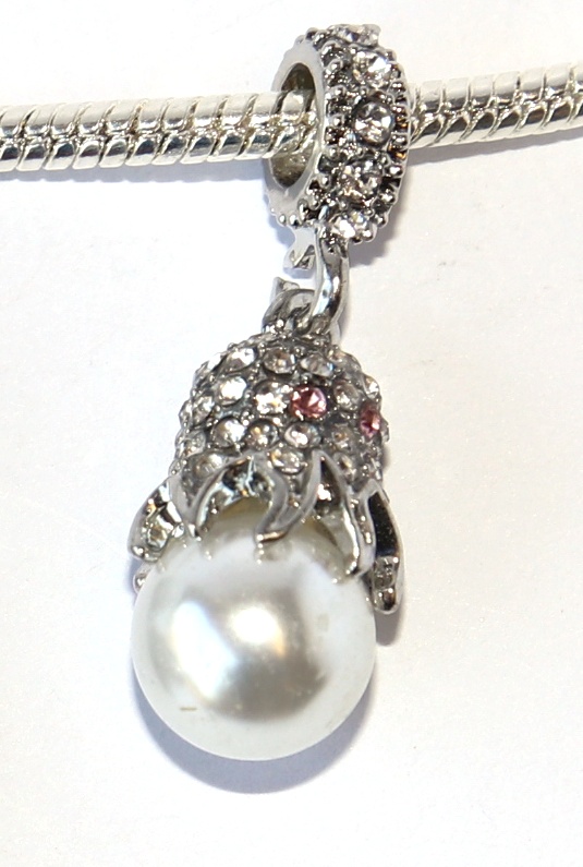 Korálek Fashion Jewerly - Přívěsek Perla pro princeznu, Luxusní poupě 2438