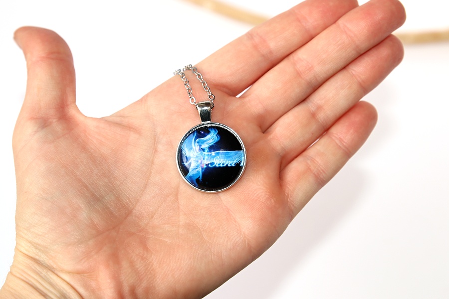 Řetízek Fashion Jewerly - Amulet Modrý Anděl ochránce všech potřebných 2515