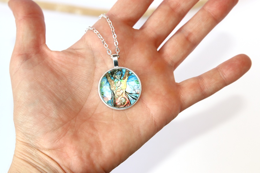 Řetízek Fashion Jewerly - Amulet Matka, Žena, Zázrak, Mateřství, Kouzelné děti 2528