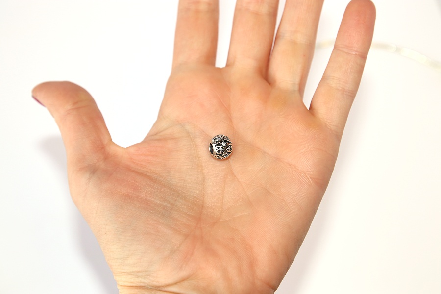 Korálek Fashion Jewerly - Stříbrná květina, Luxusní dáma, Romantický dárek 2597