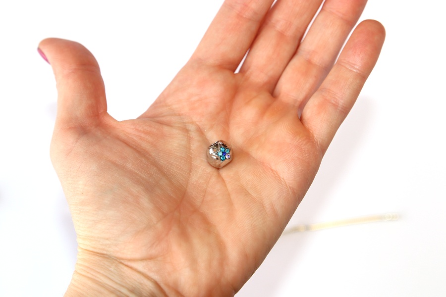 Korálek na náramek Fashion Jewerly - Modrá hvězda pro princeznu, Blue star 2631
