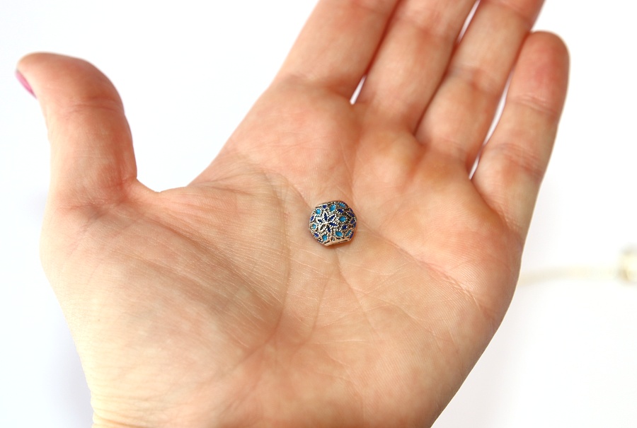 Korálek na náramek Fashion Jewerly - Modrá hvězda pro princeznu, Hvězdná obloha, Slzy, Blue star 2633