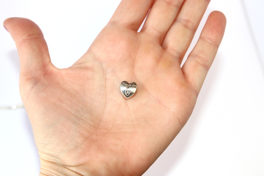 Korálek na náramek Fashion Jewerly - Miluji svou dceru, Srdce, Matka a dcera, Love Daughter 2649