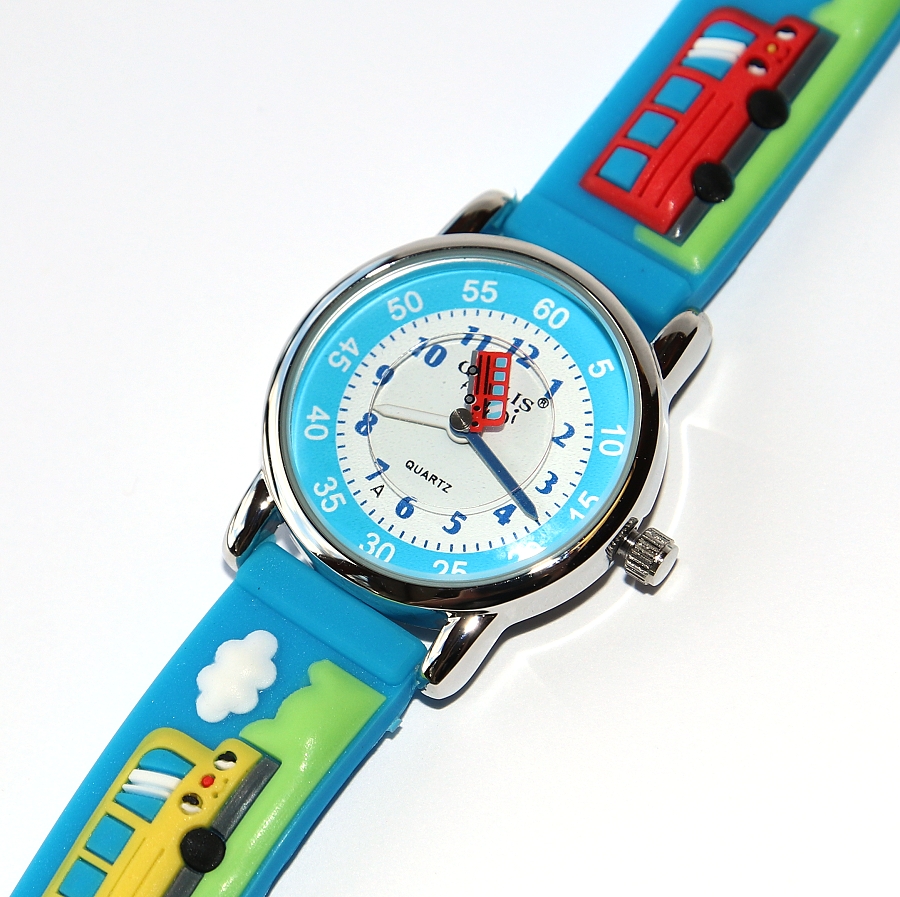 Dětské universální hodinky Fashion Jewerly - Vrtulník, Kamion, Autobus, Motorka, Love to Drive and Fly 3025