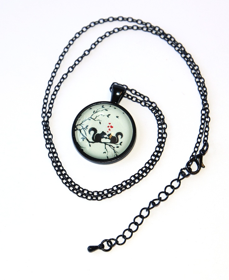 Řetízek Fashion Jewerly - Amulet Kočky, Motýl, Veverky, Víla, Vážka, Pampeliška, Fantazie a Radost 3185