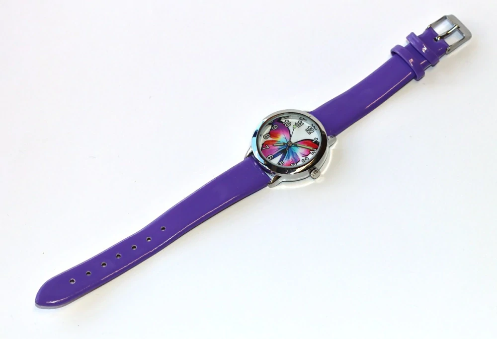 Dětské hodinky Fashion Jewerly - Barevný Motýl, Duhová Láska, Love My Special Butterfly 3689