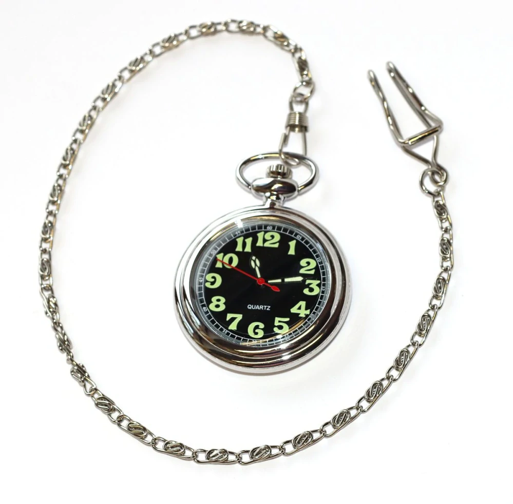 MR Kapesní Hodinky - Jednoduchý Styl, Svítí ve tmě, Moderní Elegance, Za pásek, Be Ready 3704