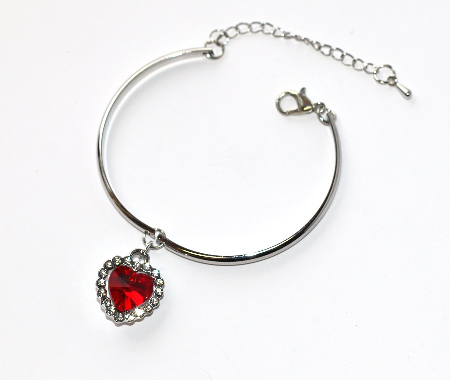 Srdce Oceánu Fashion Jewerly - Červená barva, Třpytivé Srdce, Výběr Prsten, Náramek, Naušnice, Řetízek nebo Vše? :), Love Titanic 3754