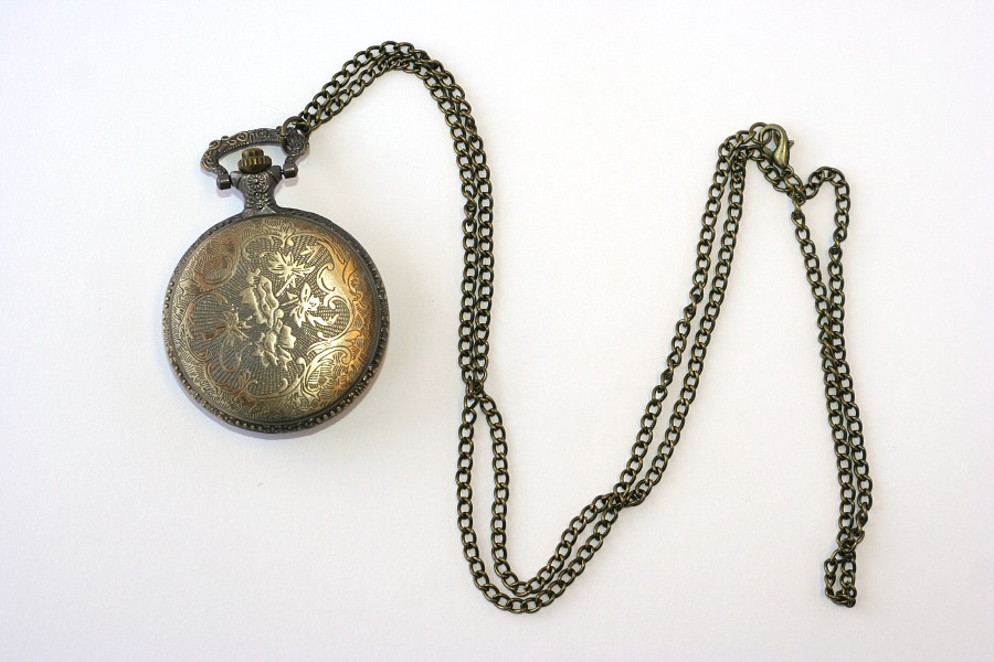 Kapesní, otevírací hodinky na řetízku Fashion Jewerly - Poker, Royal Flush 1484