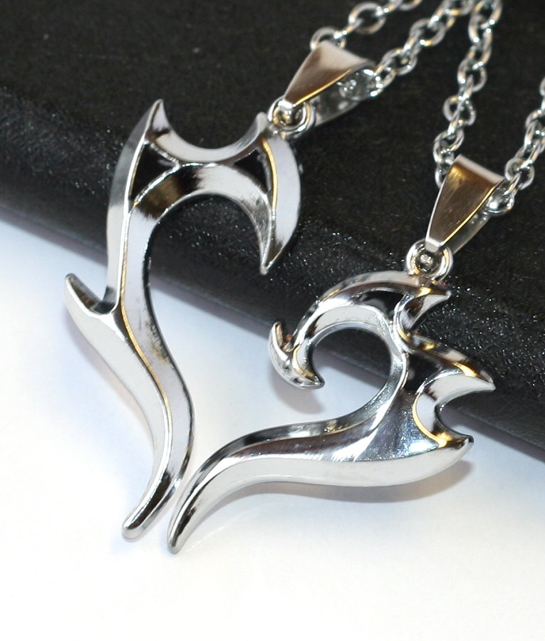 Dva řetízky Fashion Jewerly - Srdce na 2 části pro dvě Lásky 1059