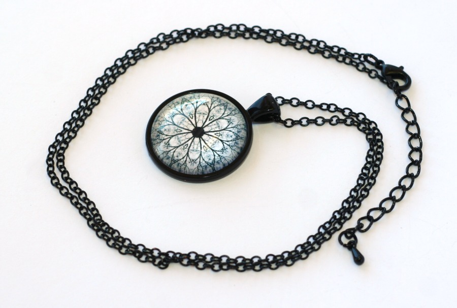 Řetízek Fashion Jewerly - Amulet Mandala, posvátná geometrie, Yoga, Namaste 1930