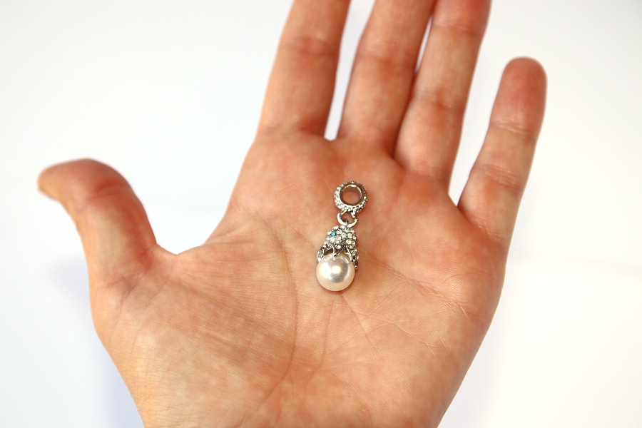 Korálek Fashion Jewerly - Přívěsek Perla pro princeznu, Luxusní poupě 2438