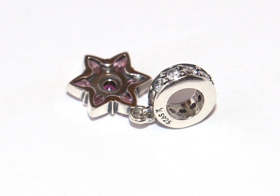 Korálek Fashion Jewerly - Přívěsek Květina se zirkony, Romantická víla, Deluxe Gift 2602