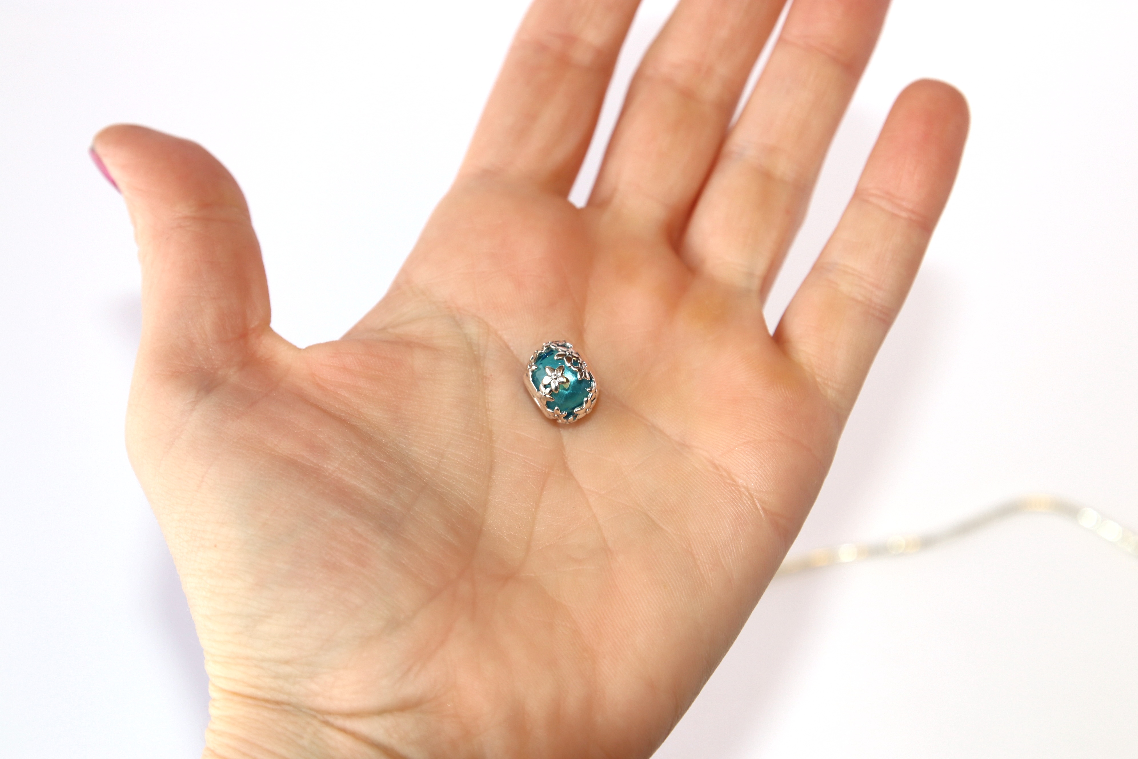 Korálek Fashion Jewerly - Květinová modrá princezna, Blue flower princes, Luxury life 2606