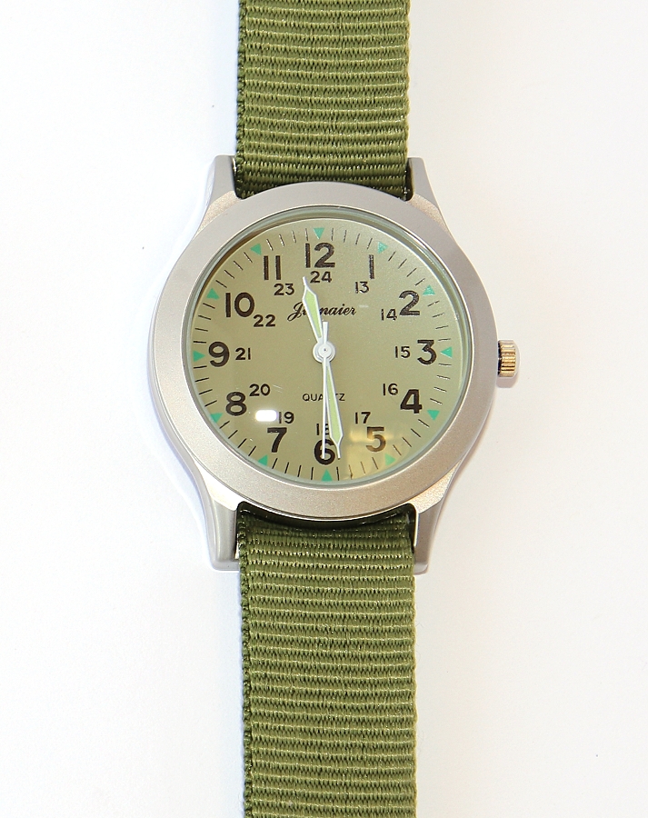 Dětské a universální hodinky Fashion Jewerly - Sportovní chlapecké, Military, Ručičky svítí ve tmě 2734