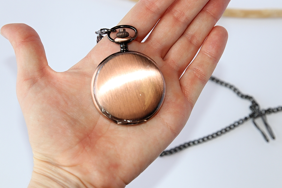 MR Otevírací Kapesní Hodinky na řetězu za pásek - Klasické cibuláče, Hladké cibule černé a růžové zlato, Retro style, Moderní klasika do kapsy 2761