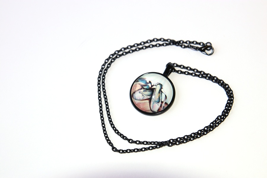 Řetízek Fashion Jewerly - Amulet Baletní střevíce, Balerína, Lehkost a ladnost, Tanec je můj život, Love Dance 3182