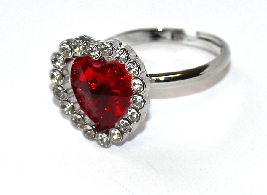 Srdce Oceánu Fashion Jewerly - Červená barva, Třpytivé Srdce, Výběr Prsten, Náramek, Naušnice, Řetízek nebo Vše? :), Love Titanic 3754