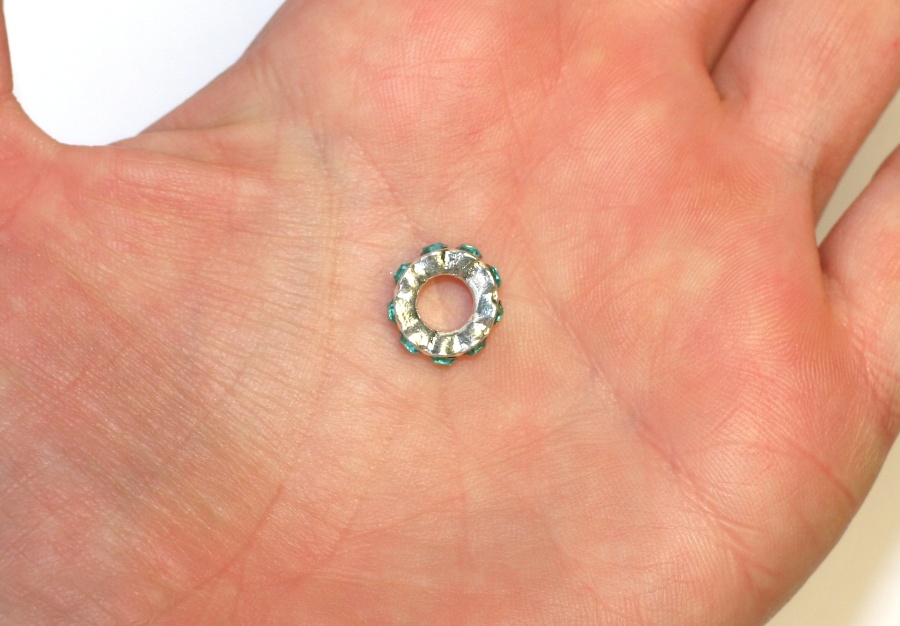 Korálek na náramek Fashion Jewerly - Zdobený kroužek 1128