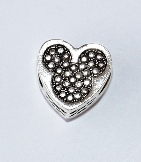 Korálek na náramek Fashion Jewerly - Myška s mašličkou, Mickey Love Minnie, Happy mouse 2647
