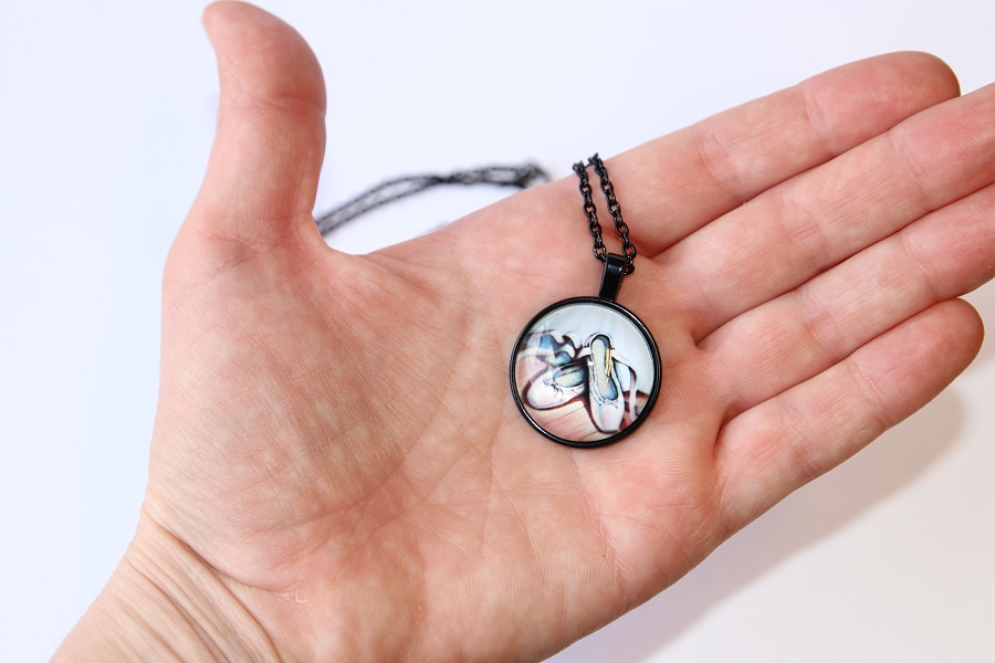 Řetízek Fashion Jewerly - Amulet Baletní střevíce, Balerína, Lehkost a ladnost, Tanec je můj život, Love Dance 3182