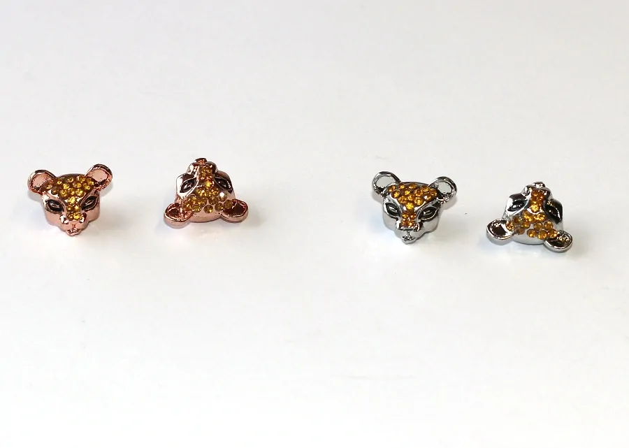 Korálek Fashion Jewerly na náramek nebo řetízek - Lvice Zdobená, Krásná kočka se šarmem, Kleopatřin Mazlíček, Puma s příběhem 3612hlavy